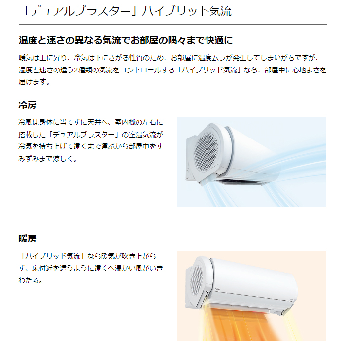 【本体のみ】富士通ゼネラル ノクリア Xシリーズ AS-X565S2W 18畳用 ルームエアコン 単相200V