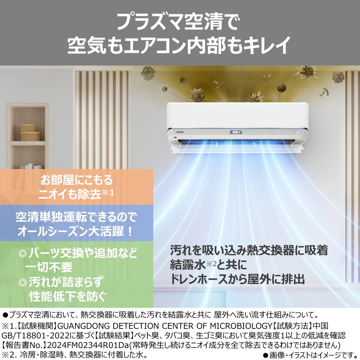 【標準工事費込み】東芝 大清快 DZシリーズ RAS-V221DZ(W) 6畳用 エアコン 2026年モデル 単相100V ホワイト