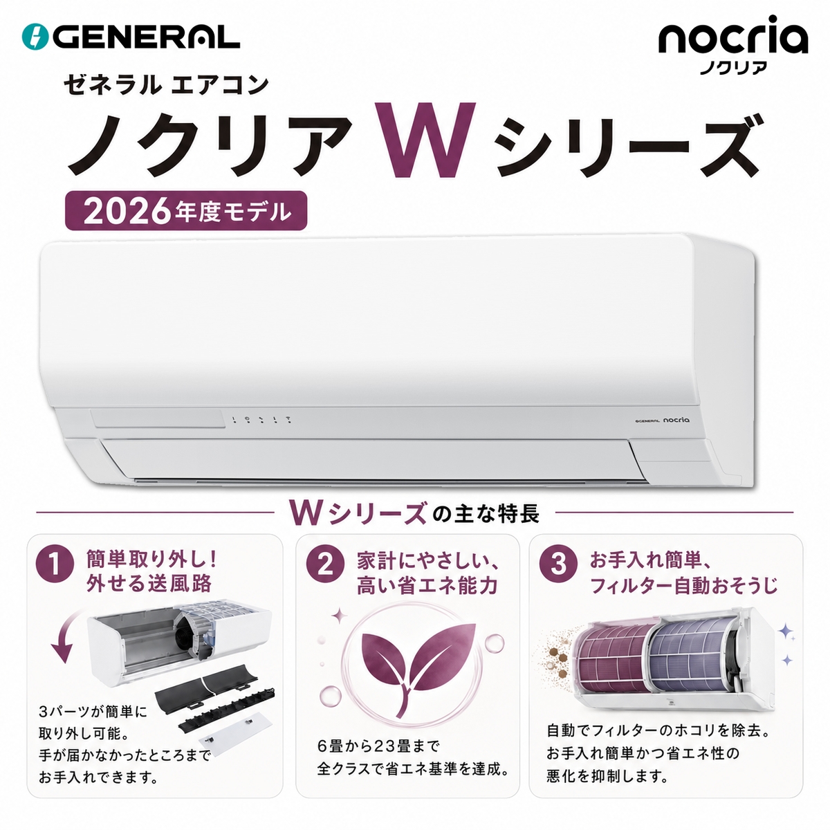 【本体のみ】富士通ゼネラル ノクリア AS-W566T2W 18畳用 ルームエアコン Wシリーズ 単相200V ホワイト